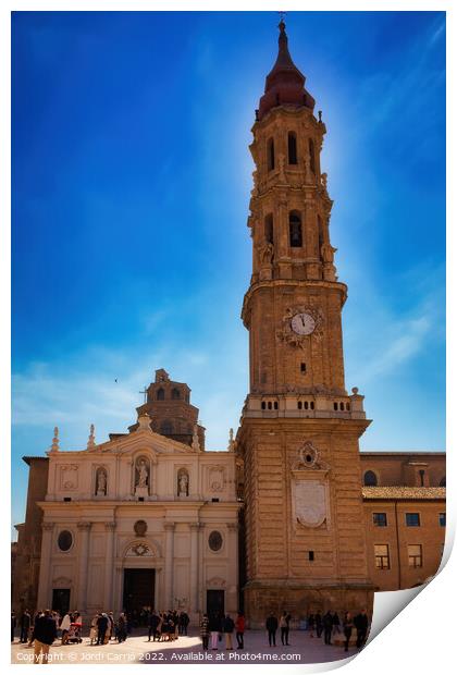 Cathedral of the Savior - SEO in Zaragoza, Spain - 1 Print by Jordi Carrio