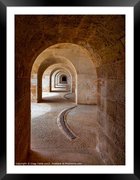 La Mola Fortress Fortaleza de la Mola Menorca Spain Framed Mounted Print by Craig Yates