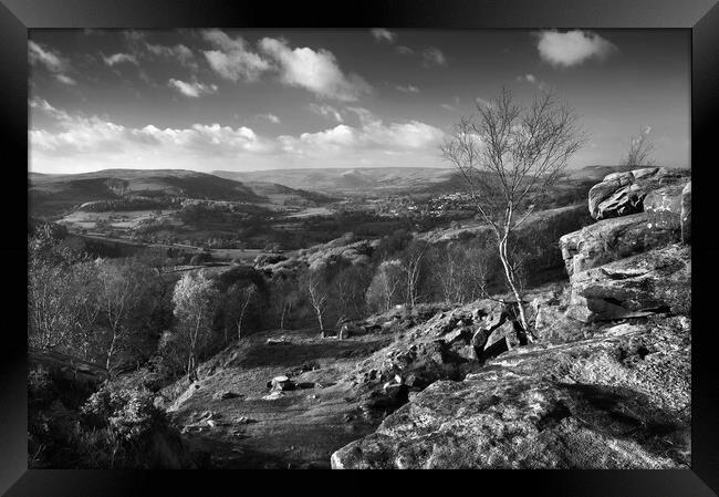 Surprise View, Derbyshire, Peak District Framed Print by Darren Galpin
