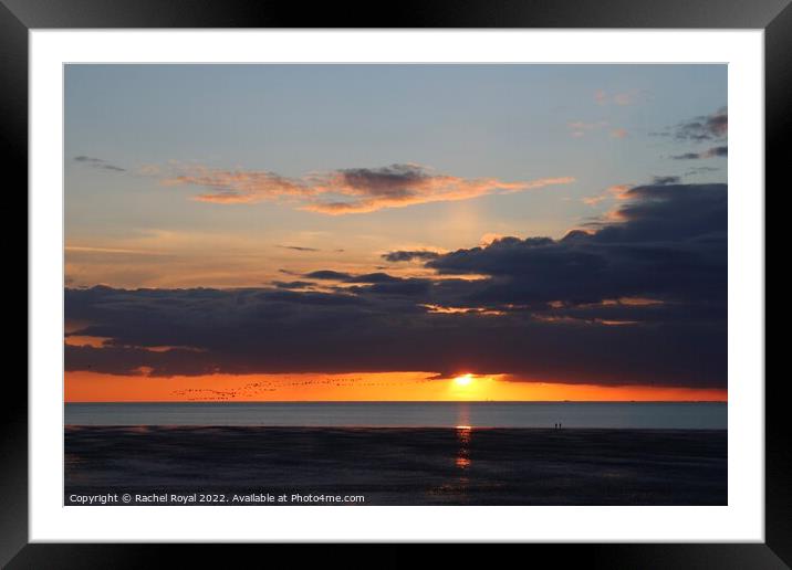 Stormy sunset  Framed Mounted Print by Rachel Royal