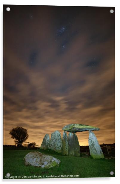 Pentre Ifan, Pembrokeshire Acrylic by Dan Santillo