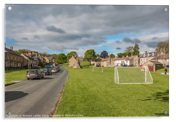 West Burton Village, Wensleydale (2) Acrylic by Richard Laidler
