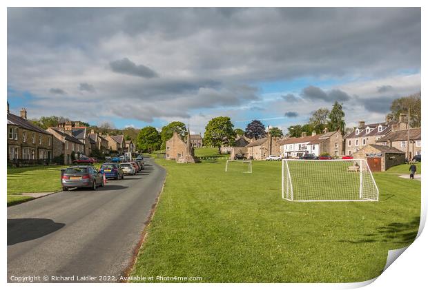 West Burton Village, Wensleydale (2) Print by Richard Laidler