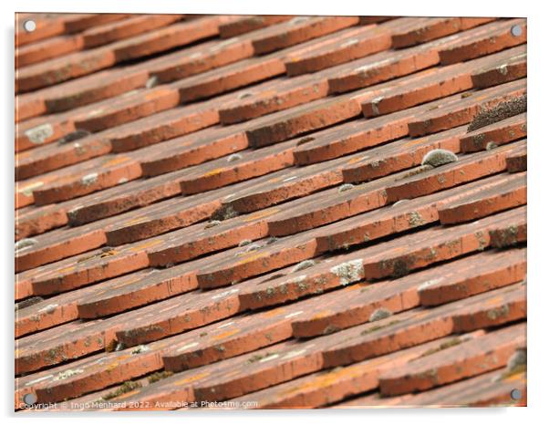 A closeup of the bricks Acrylic by Ingo Menhard