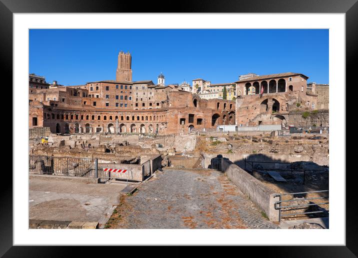Trajan Forum and Market in Rome Framed Mounted Print by Artur Bogacki