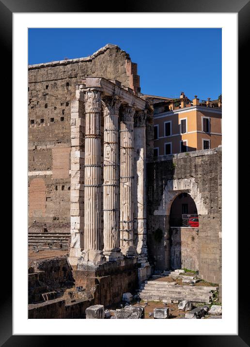 Forum of Augustus in Rome Framed Mounted Print by Artur Bogacki