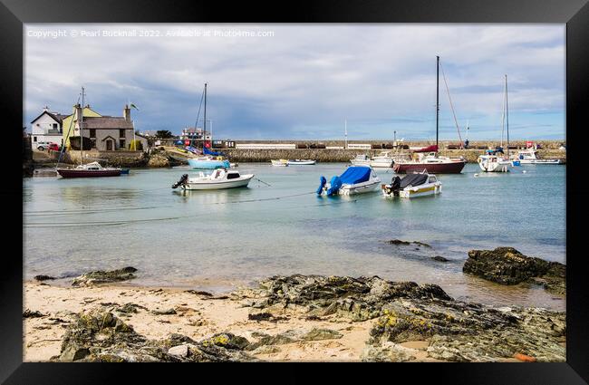 Cemaes Bay Isle of Anglesey North Wales Framed Print by Pearl Bucknall