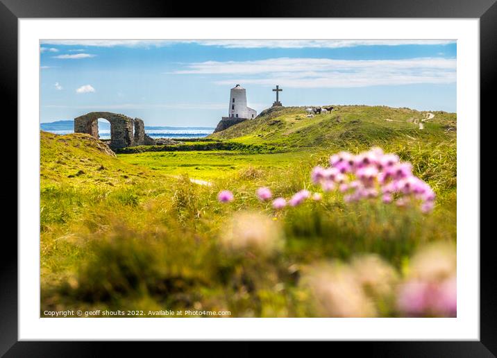 Anglesey, Llanddwyn Framed Mounted Print by geoff shoults