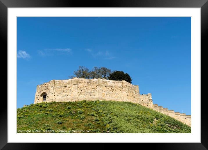 Lucy Tower Lincoln Castle  Framed Mounted Print by Allan Bell