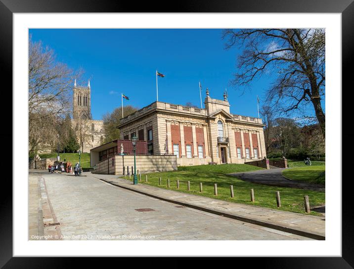 The Usher Gallery from Danesgate Framed Mounted Print by Allan Bell