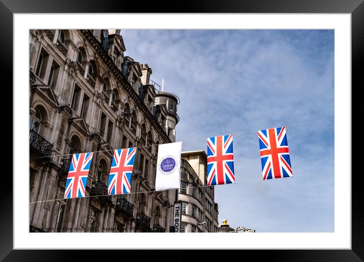 Banners and flags Framed Mounted Print by Clive Wells