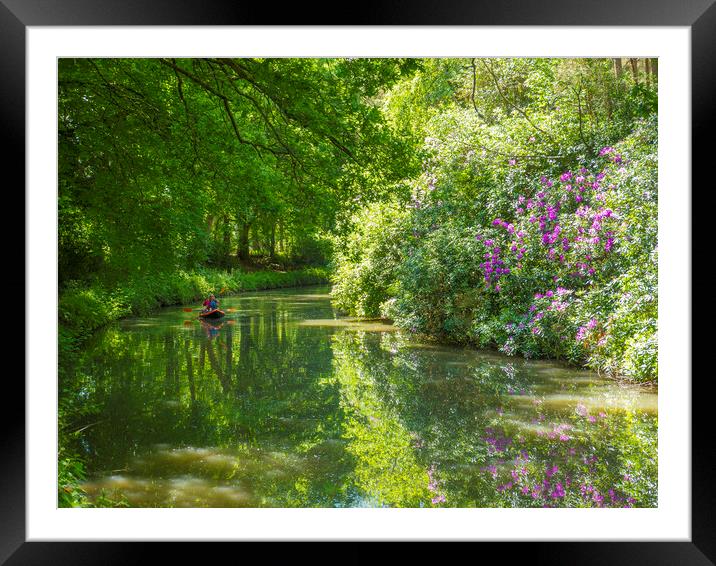 Basingstoke Canal. North Hampshire  Framed Mounted Print by Philip Enticknap