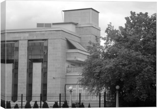 Russian Embassy Canvas Print by Stephanie Moore