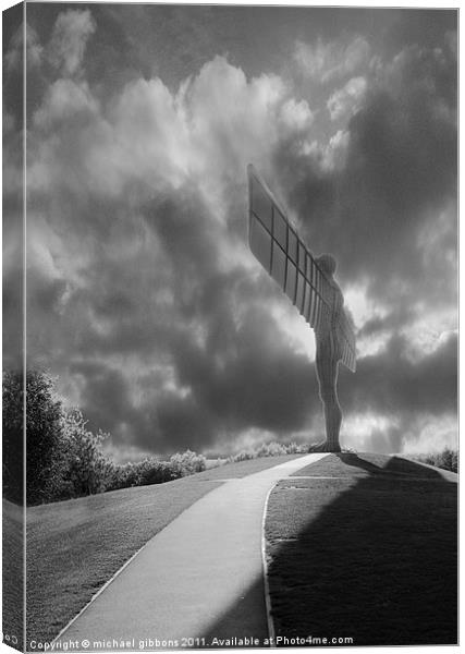 Angel of the North Canvas Print by mick gibbons