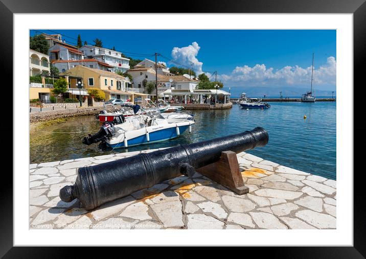 Kassiopi Corfu Greece Framed Mounted Print by Craig Yates