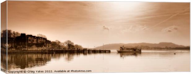 Waterhead Ambleside Lake Windermere Canvas Print by Craig Yates