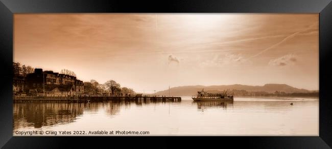 Waterhead Ambleside Lake Windermere Framed Print by Craig Yates