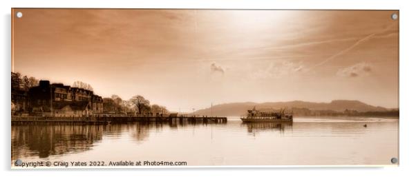 Waterhead Ambleside Lake Windermere Acrylic by Craig Yates