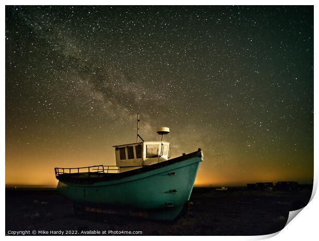 Fishing for the stars Print by Mike Hardy