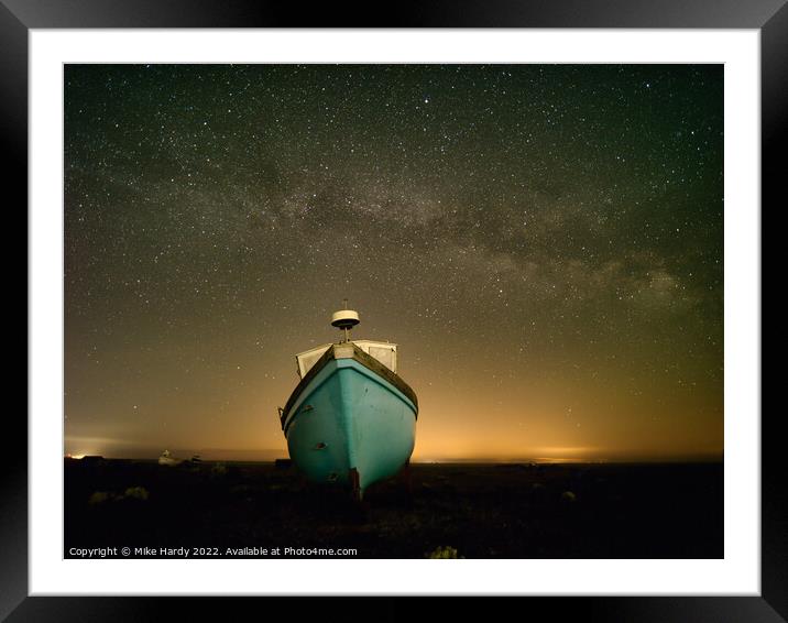 Full steam towards the stars Framed Mounted Print by Mike Hardy