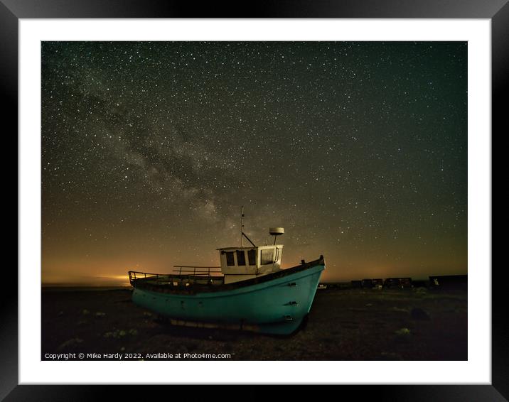Asleep beneath the stars Framed Mounted Print by Mike Hardy