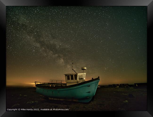 Asleep beneath the stars Framed Print by Mike Hardy