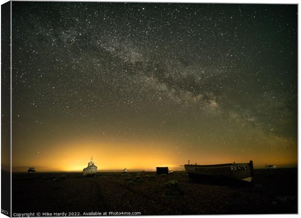 Dungeness Astro Plains Canvas Print by Mike Hardy
