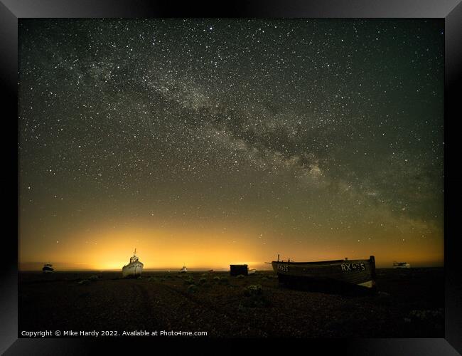 Dungeness Astro Plains Framed Print by Mike Hardy