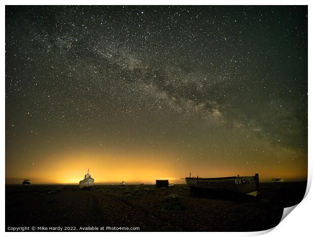Dungeness Astro Plains Print by Mike Hardy
