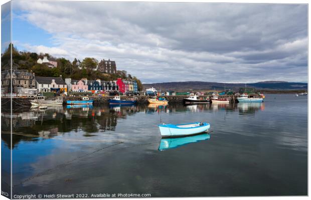 Tobermory Harbour on Mull Canvas Print by Heidi Stewart