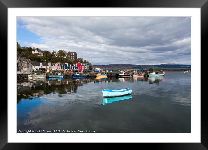 Tobermory Harbour on Mull Framed Mounted Print by Heidi Stewart