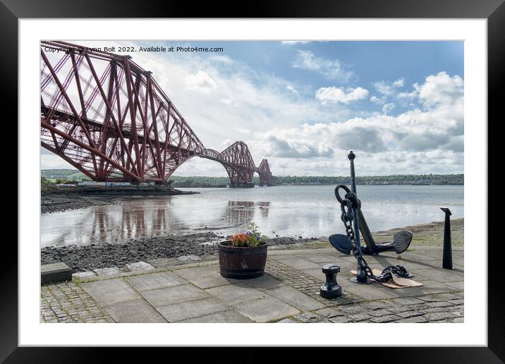 Forth Rail Bridge Scotland Framed Mounted Print by Lynn Bolt