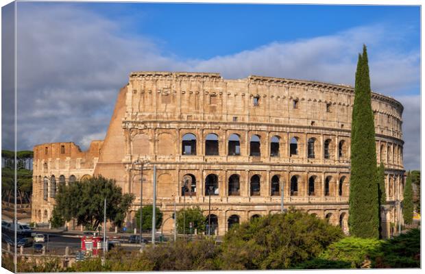 Colosseum in City of Rome Canvas Print by Artur Bogacki