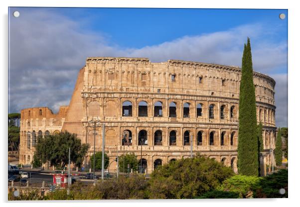 Colosseum in City of Rome Acrylic by Artur Bogacki