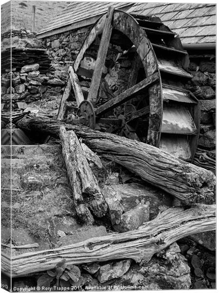 Water wheel Canvas Print by Rory Trappe