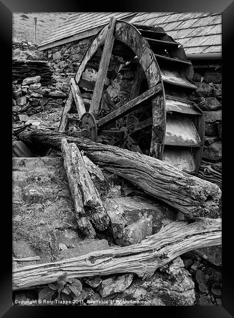 Water wheel Framed Print by Rory Trappe