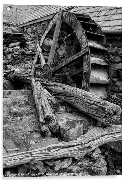 Water wheel Acrylic by Rory Trappe