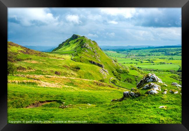 Chrome Hill Framed Print by geoff shoults