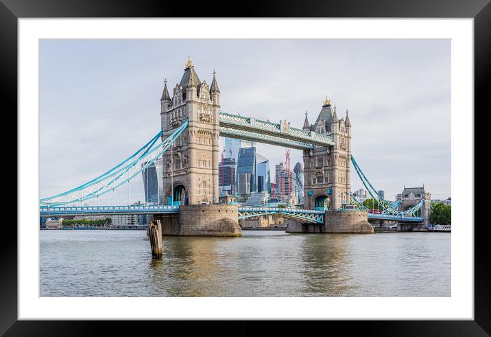Tower Bridge panorama Framed Mounted Print by Jason Wells