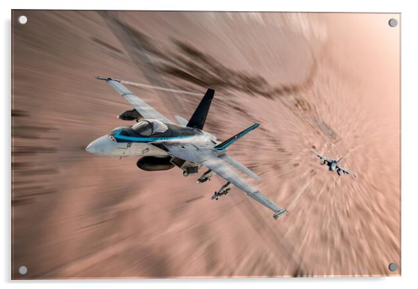 Good Morning Aviators Acrylic by J Biggadike