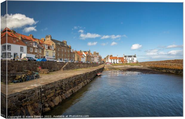 Discover the Charm of Cellardyke Canvas Print by Kasia Design