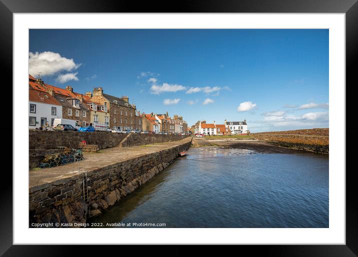 Discover the Charm of Cellardyke Framed Mounted Print by Kasia Design