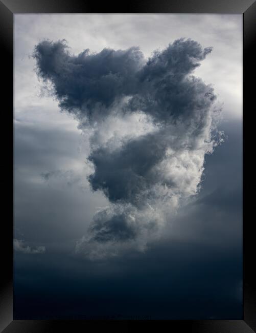 Demon Sky Cloud Framed Print by TheOther Kev