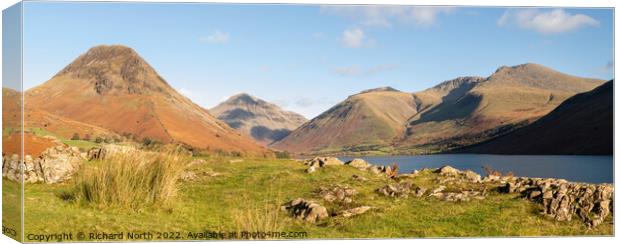 Majestic Beauty of Wasdale Fells Canvas Print by Richard North