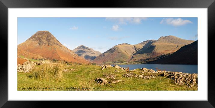 Majestic Beauty of Wasdale Fells Framed Mounted Print by Richard North