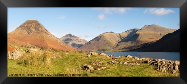 Majestic Beauty of Wasdale Fells Framed Print by Richard North