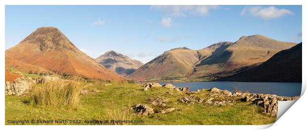 Majestic Beauty of Wasdale Fells Print by Richard North