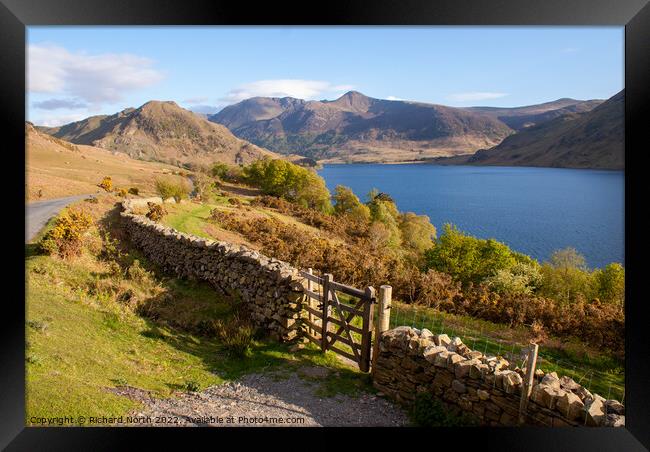 Majestic View of Crummock Water Framed Print by Richard North