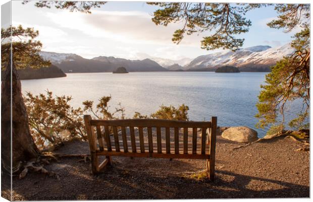 Serene Beauty of Lake District Canvas Print by Richard North
