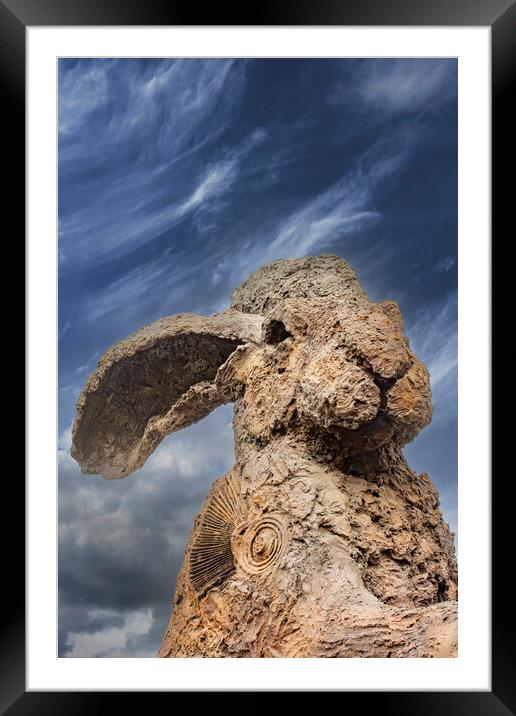 Sophie Ryder Rabbit 2 Framed Mounted Print by Glen Allen